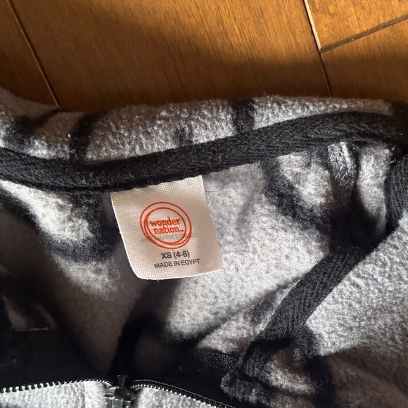 Wonder Nation Gray Smiley Face Jacket - Picture 4 of 4